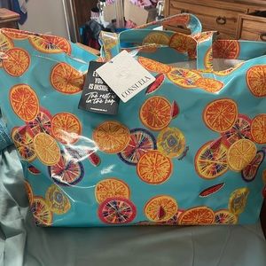 NWT-Consula fruit print jumbo tote